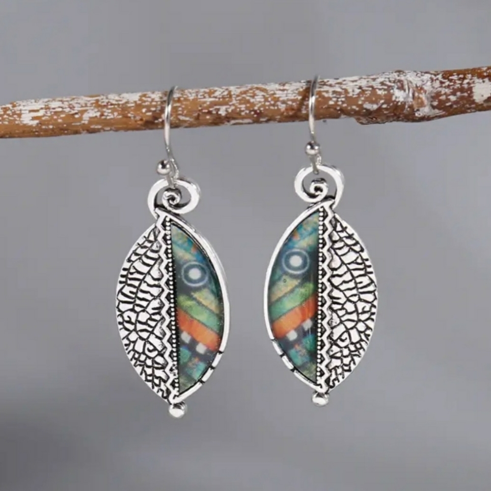 Silver Leaf Earrings